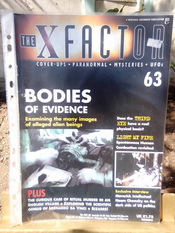 The X Factor Magazine - Cover-Ups/Paranormal/Mysteries & Ufo's - No 63