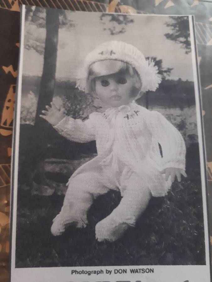 FIRST LOVE DOLL PATTERNS - BONNY AND BEAUTIFUL BLACK AND WHITE COPY