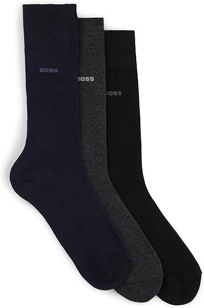 HUGO BOSS Socks - 1000000000% Authentic - 3 pack / 3 colour (Size 5.5 - 8)