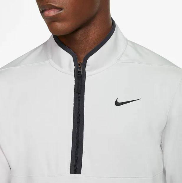 Nike Dri-FIT Victory Half-Zip White Golf Jacket