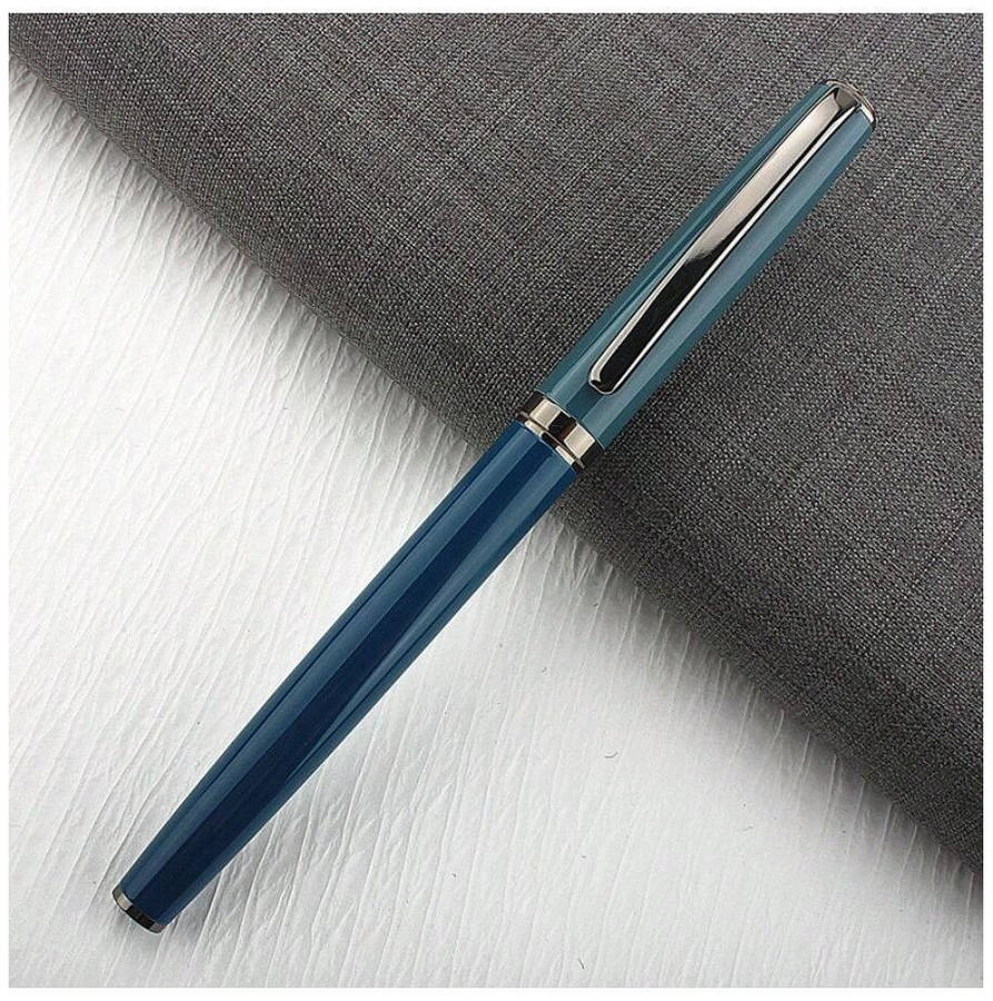 Classic Metal Fountain Pen with 0.38mm Nib (Green)