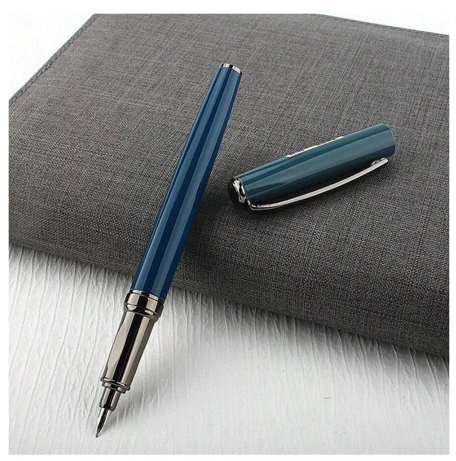 Classic Metal Fountain Pen with 0.38mm Nib (Green)