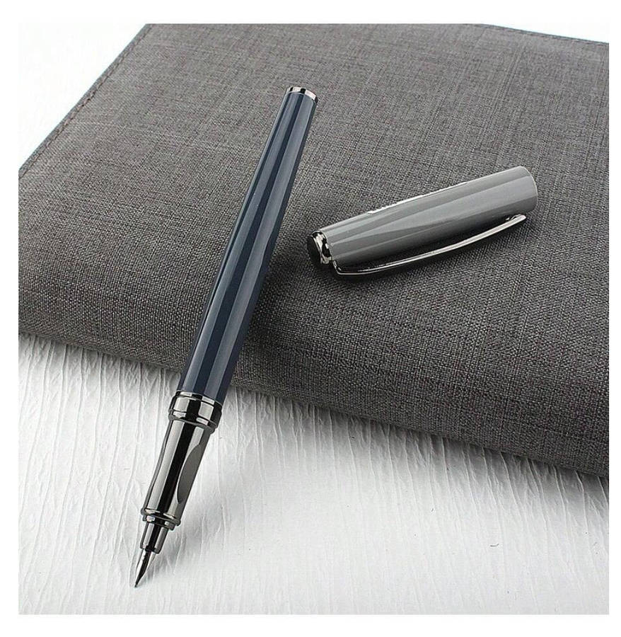 Classic Metal Fountain Pen with 0.38mm Nib (Green)