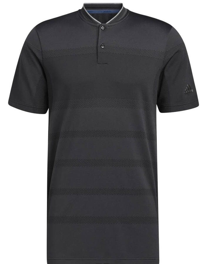 GOLF - Adidas Statement Seamless Primeknit Polo (Black)