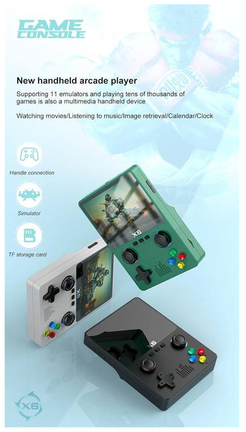 X6 Retro Gaming Console