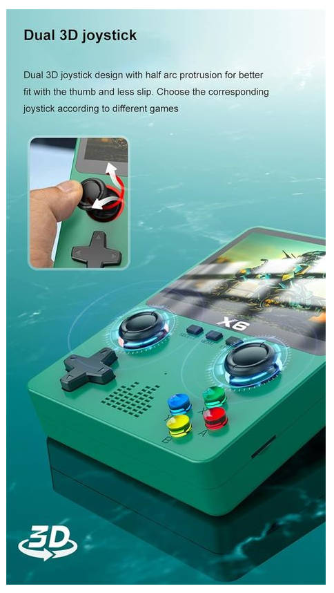 X6 Retro Gaming Console