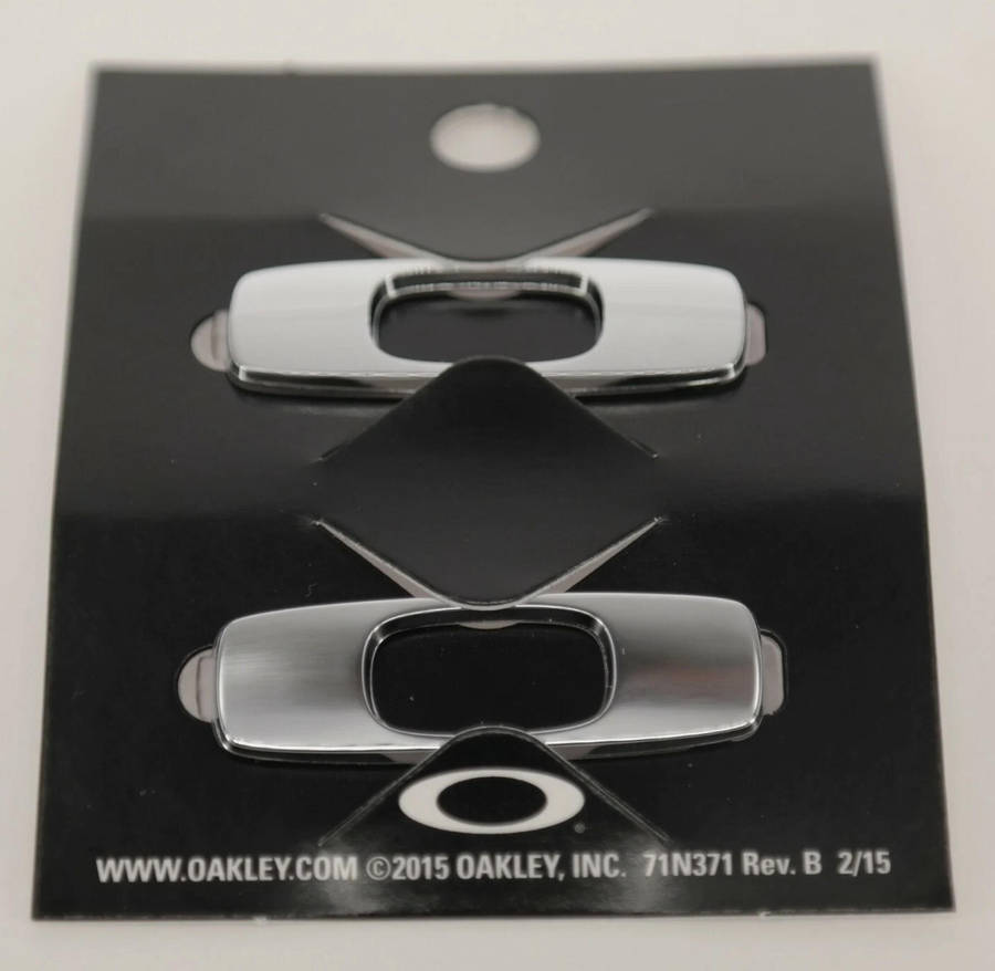 Oakley Batwolf Polished Chrome Interchangeable Icon System