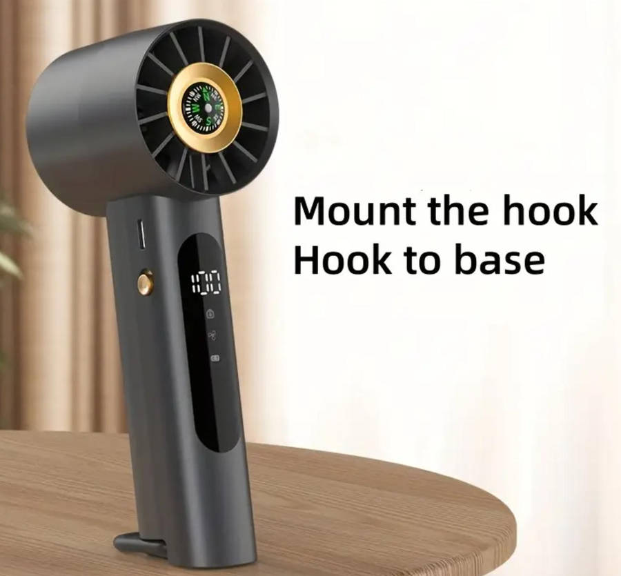 Cordless USB Turbo Handheld Fan