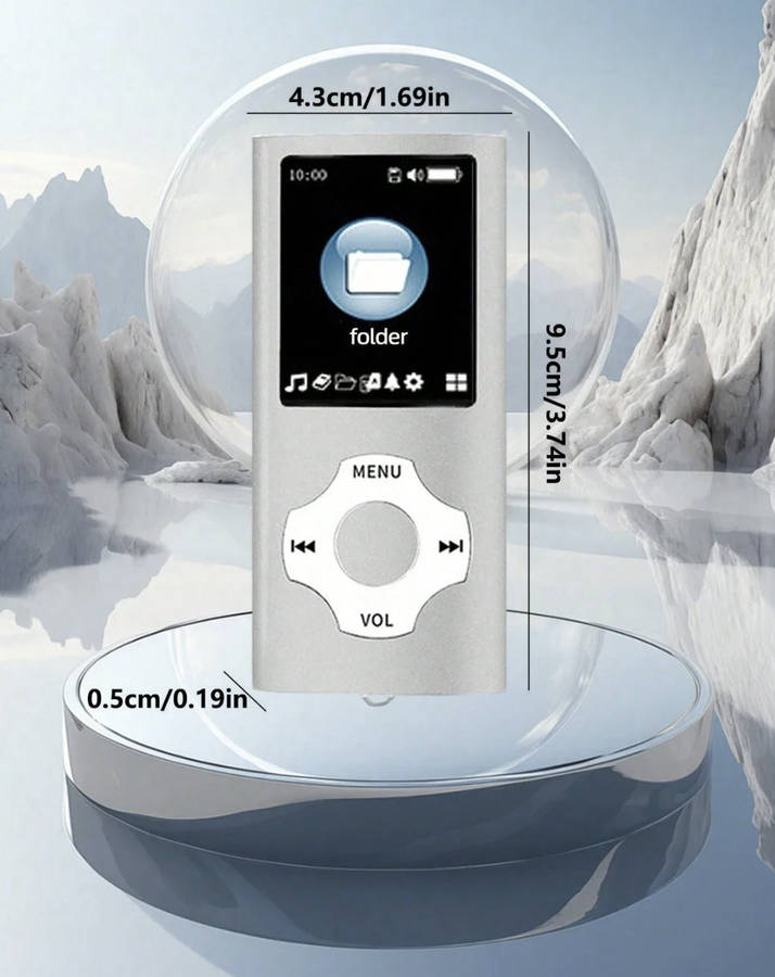 Portable Video Playback, MP3/MP4 Player with FM Radio & Voice Recording
