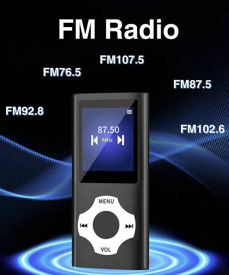 Portable Video Playback, MP3/MP4 Player with FM Radio & Voice Recording