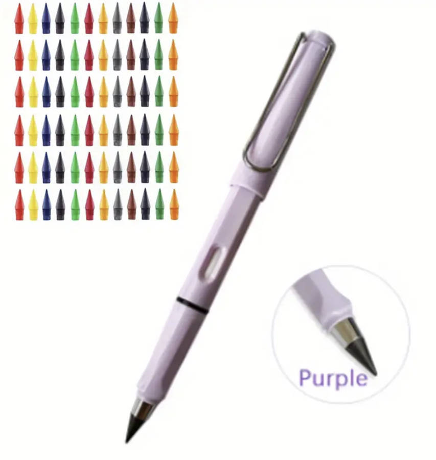 ***BACK TO SCHOOL*** 73-Piece Metallic Eternity Pencil Set (Yellow)