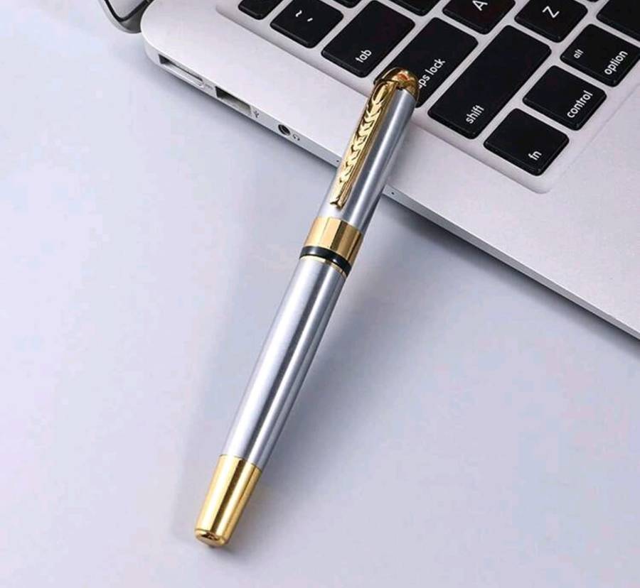 Luxury Metal Gold & Silver RollerBall 0.5mm Pen