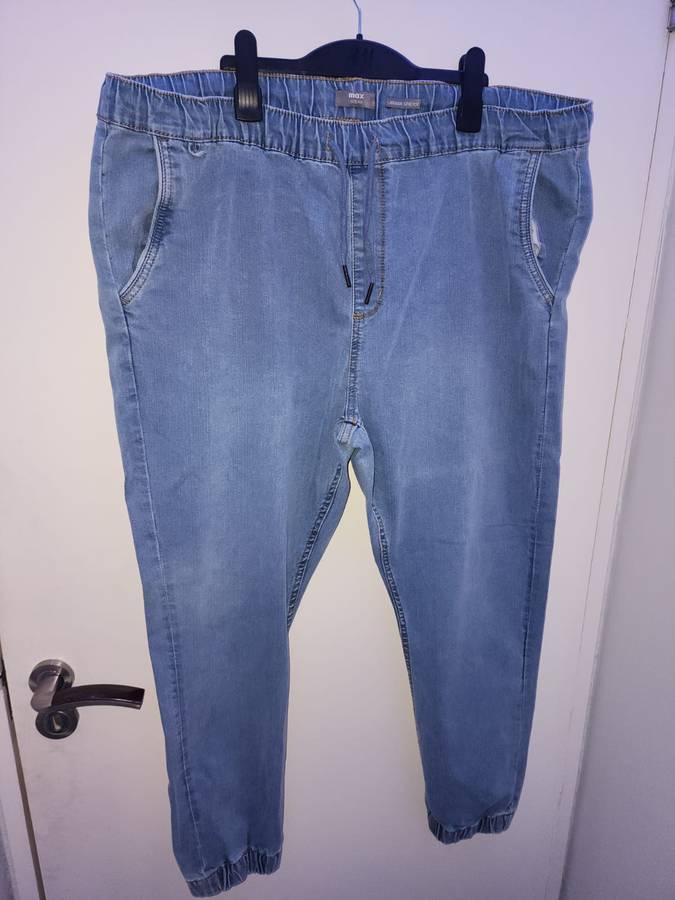Max Dubai Denim Jogger Stretch Tapered Jeans Stonewash (Size 40)