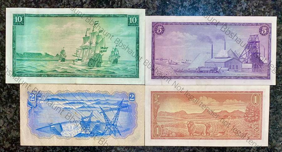 Complete Set Tw De Jongh R10 to R1 - good condition 1967-1975(1 bid takes all)