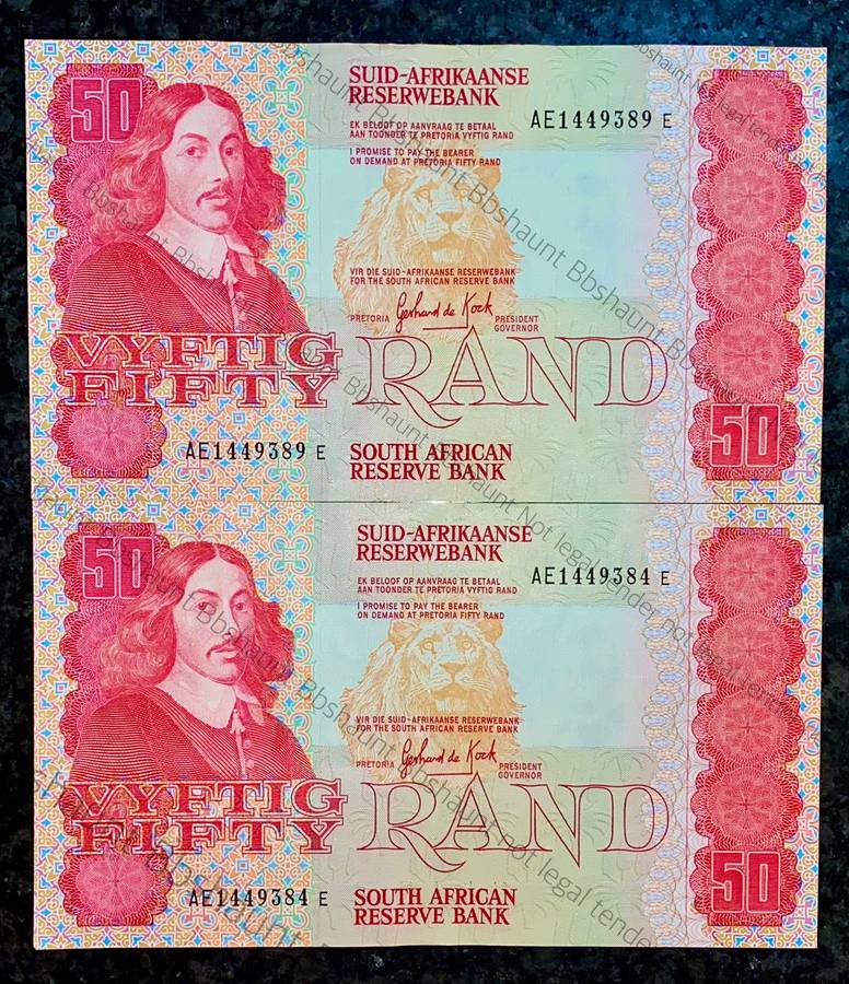 GPC DE KOCK R50 CLOSE SEQUENCE AE1449384 & 389 GOOD CONDITION A/E 3RD ISSUE 1984(1 BID TAKES ALL)