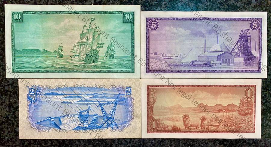 Complete Set Tw De Jongh R10 to R1 -- 1967-1975 (1 bid takes all)