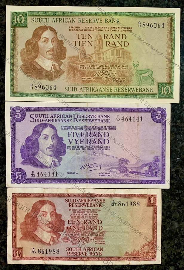 complete set G Rissik R10 to R1 - 2nd issue 1966(1 bid takes all)