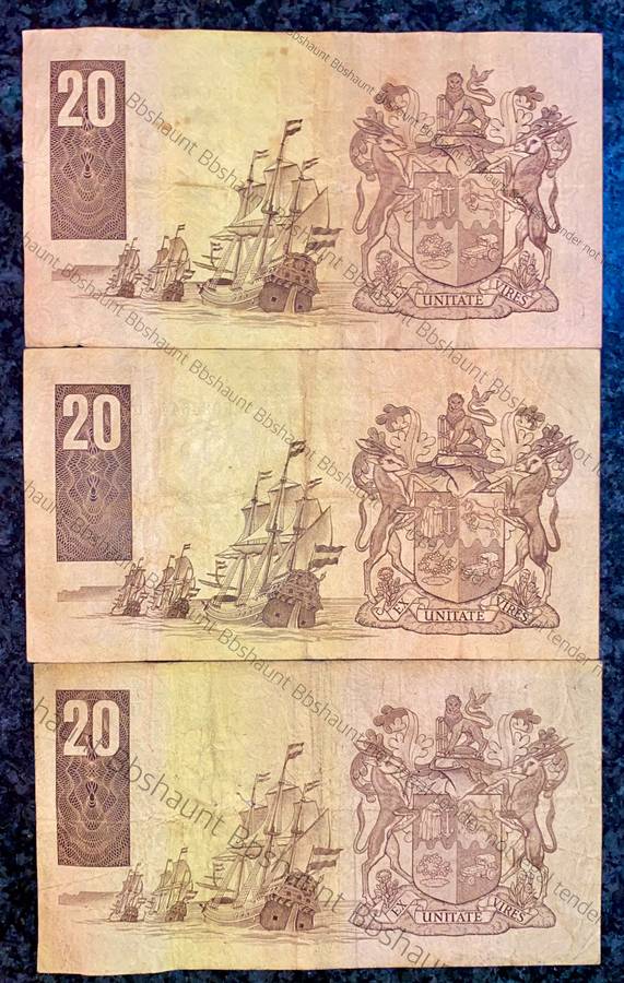 CL Stals. R20 --1st issue 1990 & TW De Jongh 4th issue 1978(1 bid takes all)