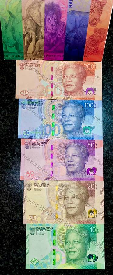 L KGANYAGO AA UNC VERY LOW MATCHING NUMBERS AA0000257 IN ORIGINAL S A RESERVE BANK FOLDERS