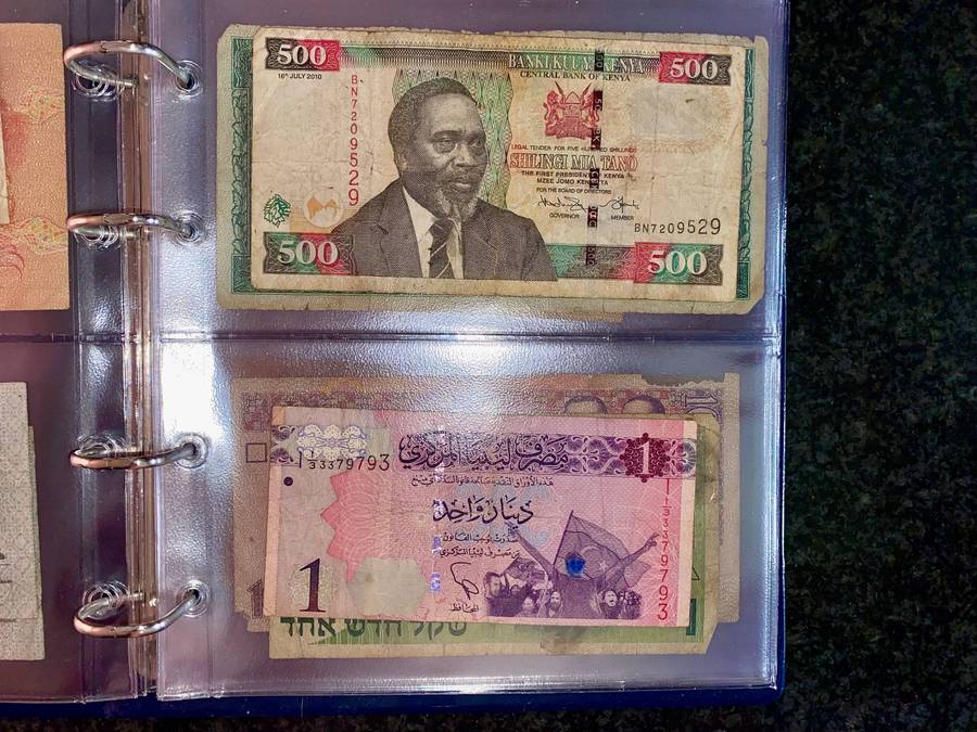 Banknote Album - 10 sleeves all banknotes included