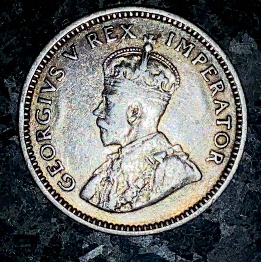 SA Union silver 6d sixpence 1932