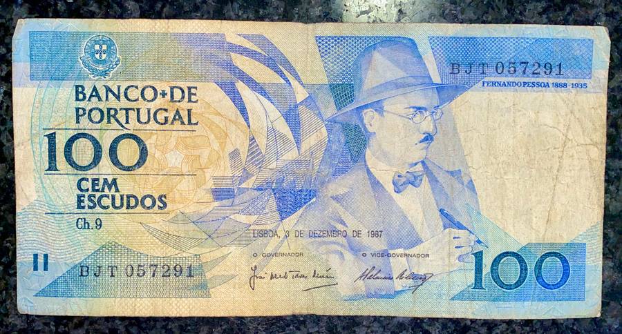 PORTUGAL 100 REIS 1987