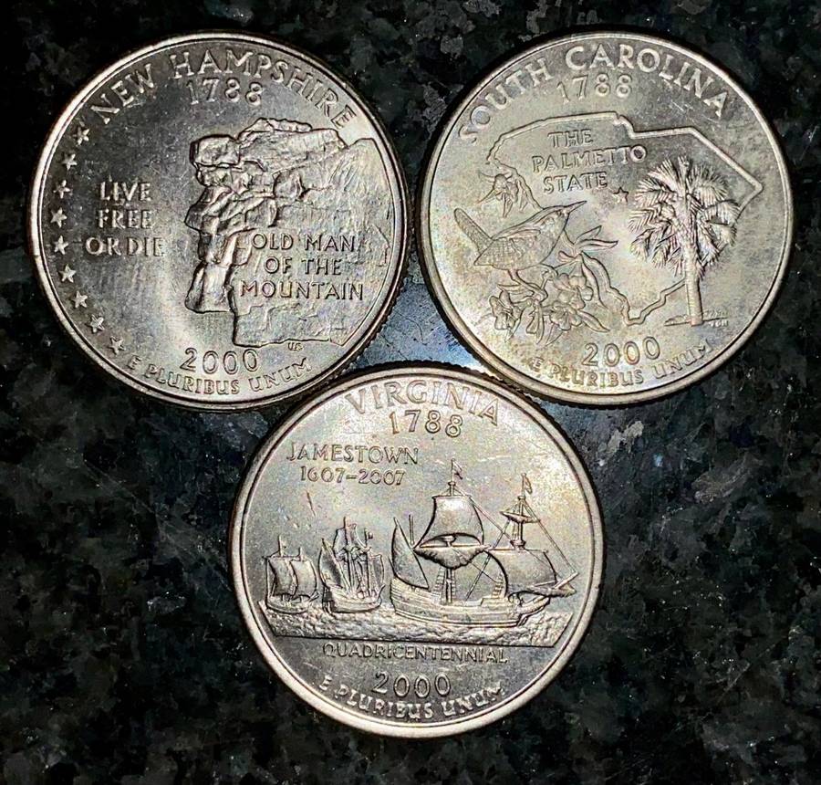 USA - 1/4 dollar - 50 States set 2000 good condition (1 bid takes all )