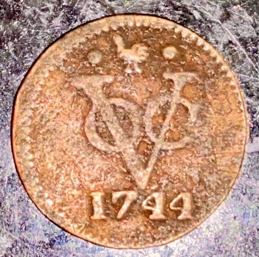 NETHERLANDS VOC DOIT 1744 WES - FRIESLAND