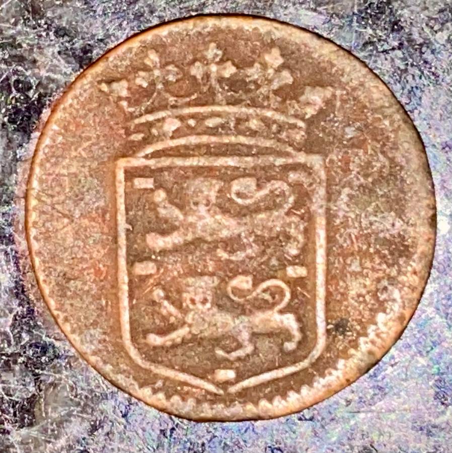 NETHERLANDS VOC DOIT 1744 WES - FRIESLAND