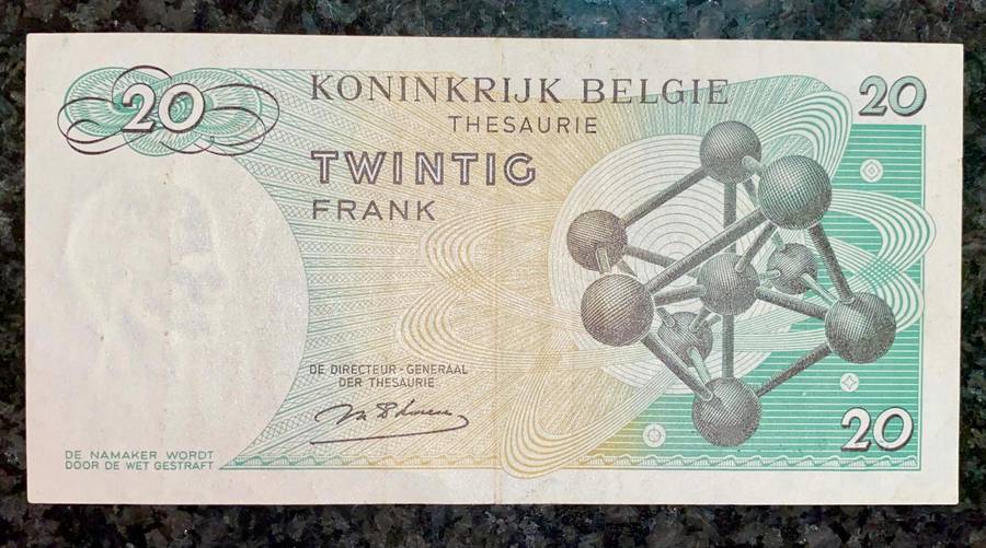 Belgium 20 francs 15-06-1964 A
