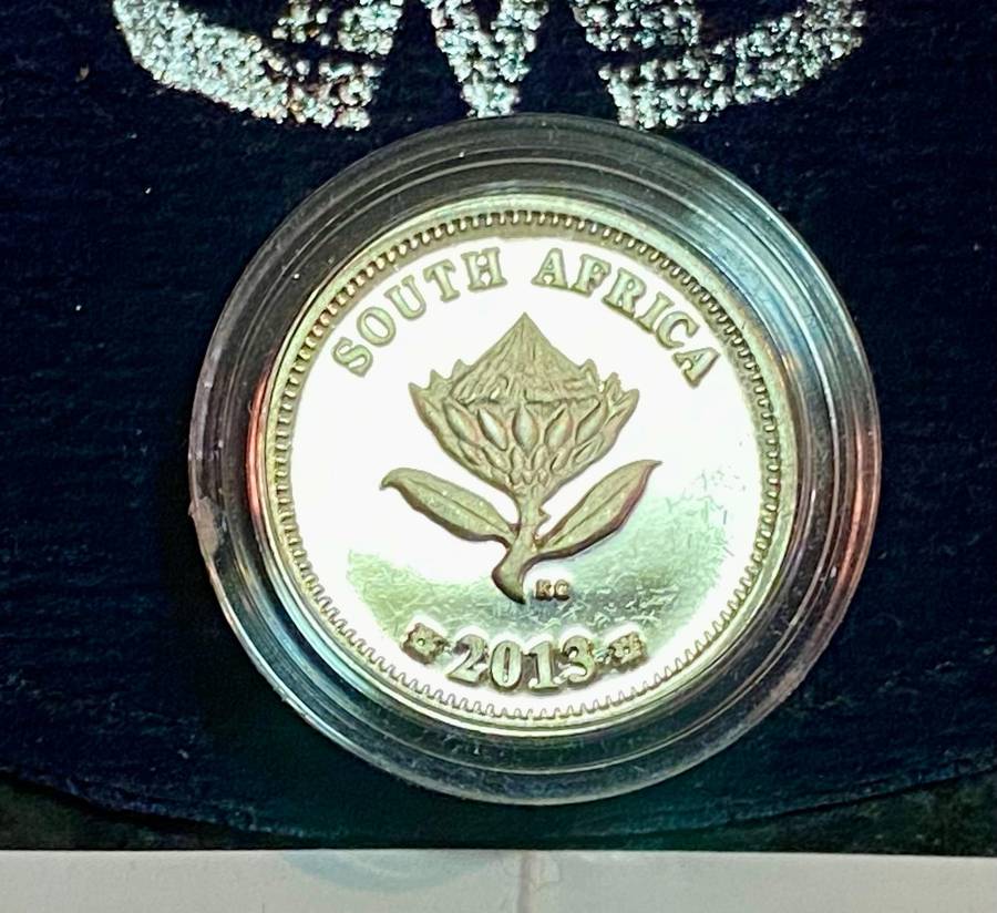 South Africa. silver proof 2 1/2 cent - Trains Of South Africa - in SA Mint pouch & certificate
