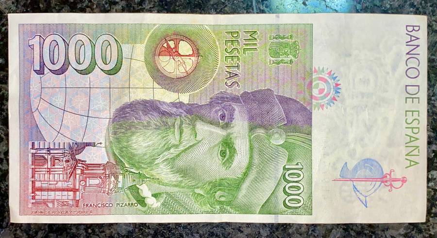 SPAIN 1000 PESETAS 1992