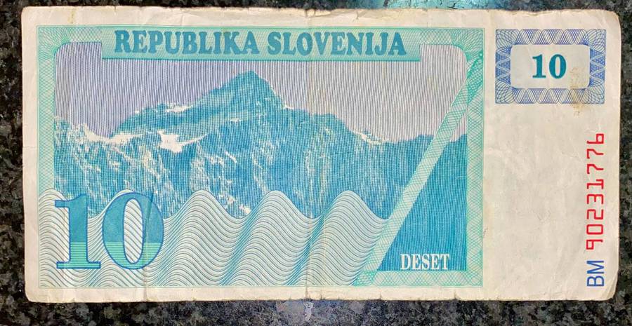 Slovenia 10 tolar ND