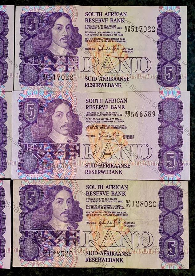 GPC De Kock. R5 -- 1981/84 (1 bid takes all )