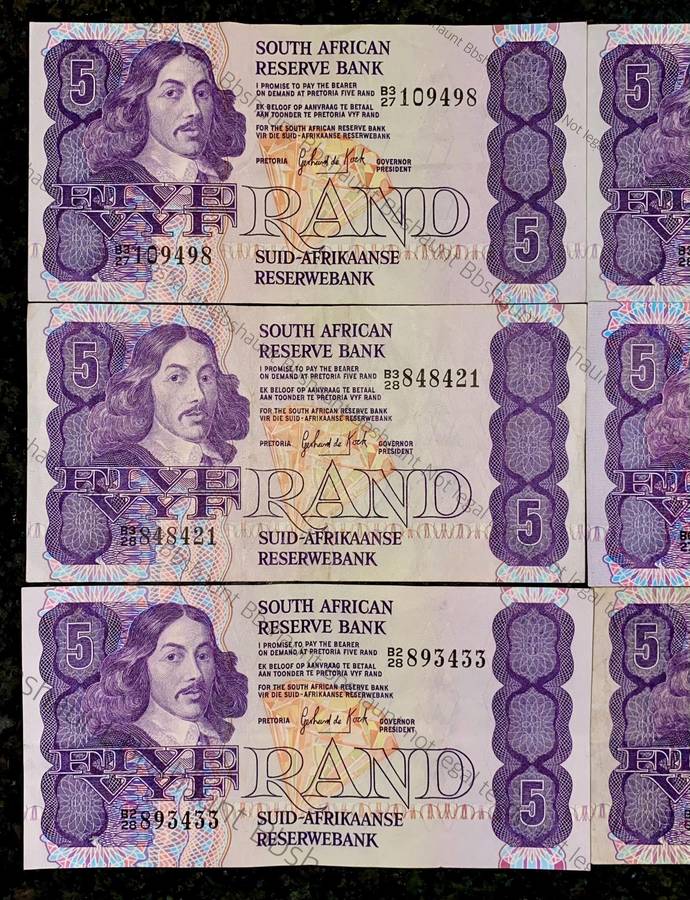 GPC De Kock. R5 -- 1981/84 (1 bid takes all )