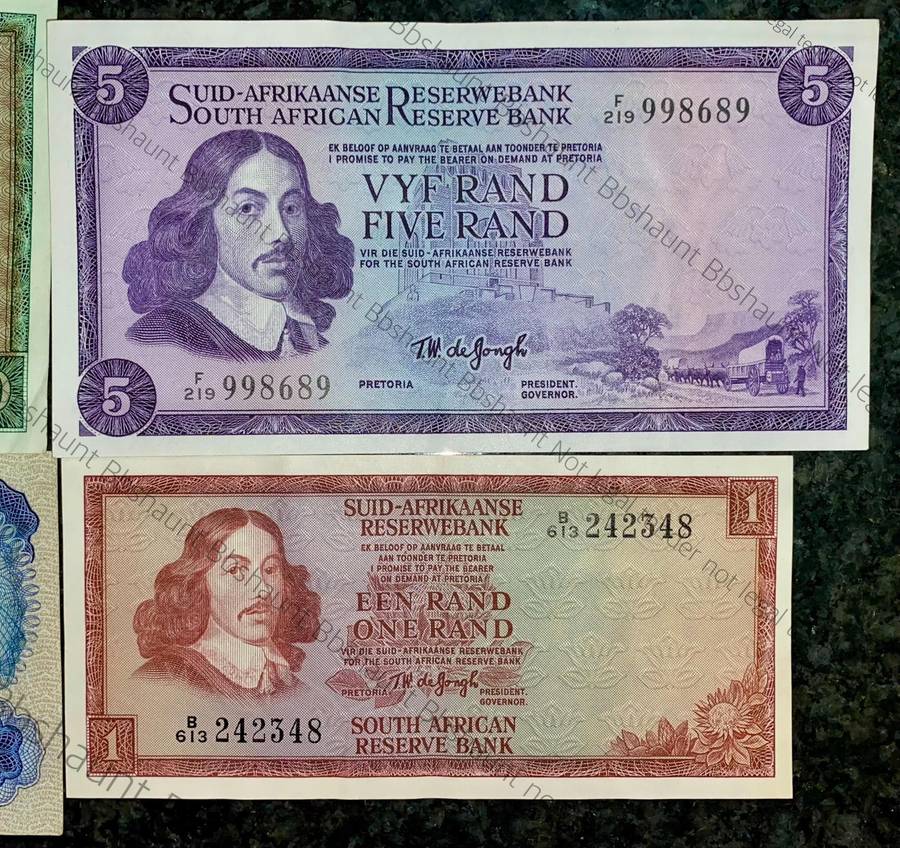 Complete Set Tw De Jongh R10 to R1 - very good condition 1967-1975 (1 bid takes all)