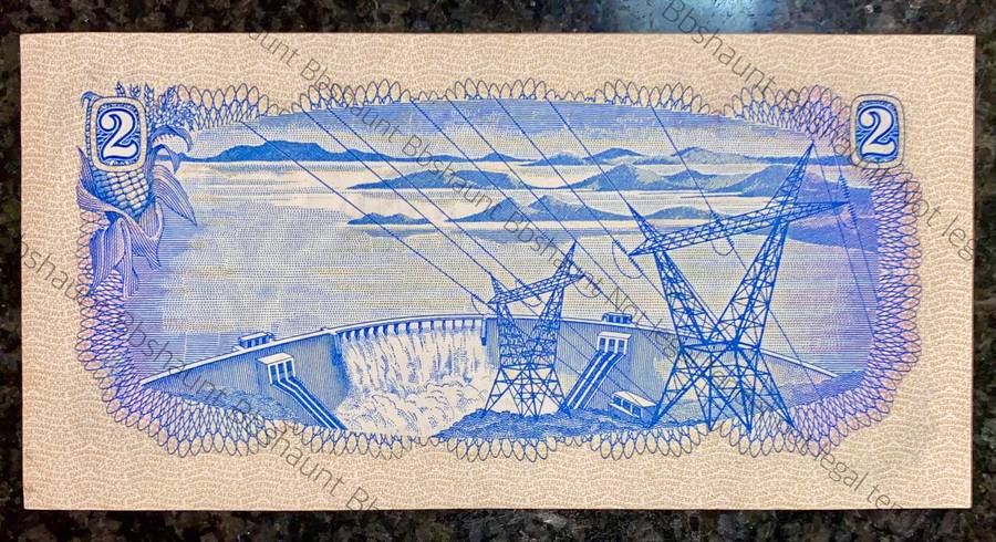 Replacement Note. TW De Jongh R2 -- Y3 /275799 Springbuck wtm -- Unc 2nd issue 1974