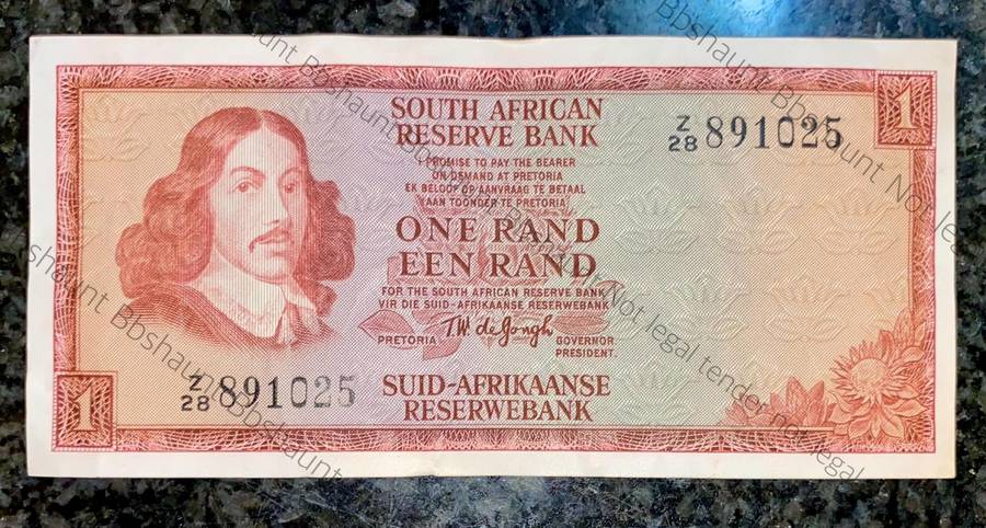 Replacement Note. TW De Jongh R1 - Z28 -