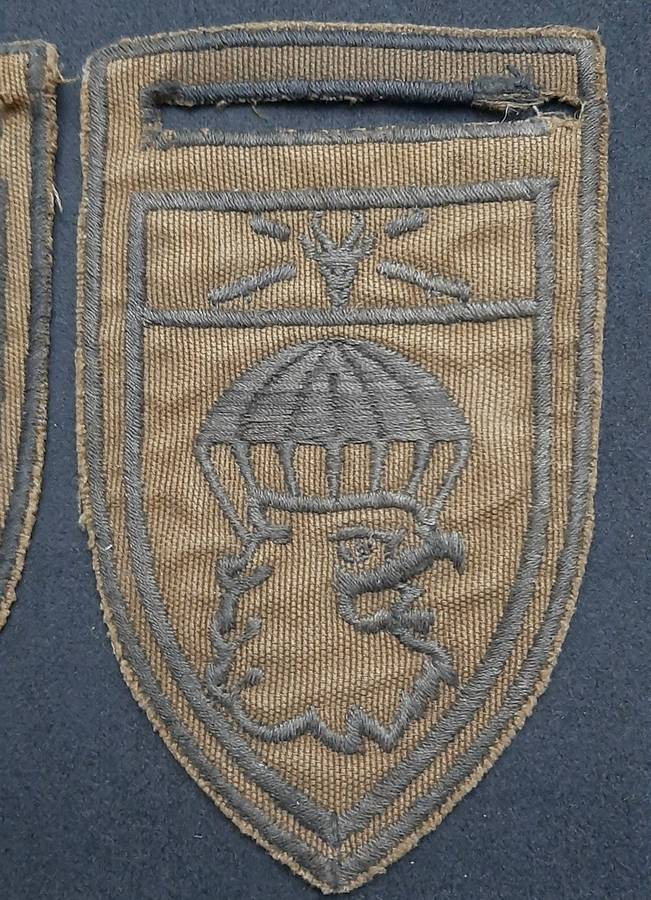 * *Border War : 1980s SADF 44 Parachute Brigade Nutria Embroid. Flashes x2 (L/F & R/F.**