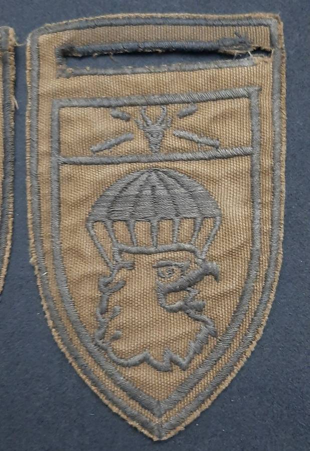 * *Border War : 1980s SADF 44 Parachute Brigade Nutria Embroid. Flashes x2 (L/F & R/F.**