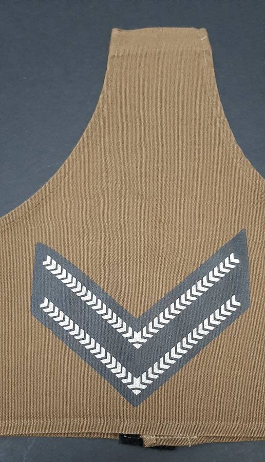 **Border War : 1980s SADF Corporal S/Printed Unissued Nutria Rank Brassard x 1 **