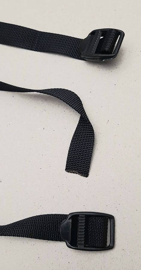 Border War: 1980s SADF Patt.83 Battlejacket Elastic Fittings & Strap / Buckle Lot ( 6 x Pcs).