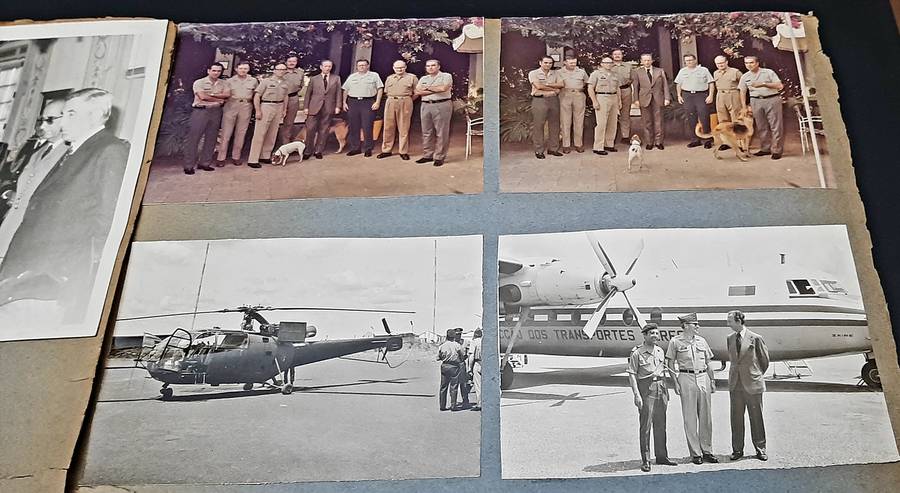 RARE: 1970s SADF Major-General Deon J. Mortimer Photo & Documentation Lot #3  ( 4 Panels D/Sided).