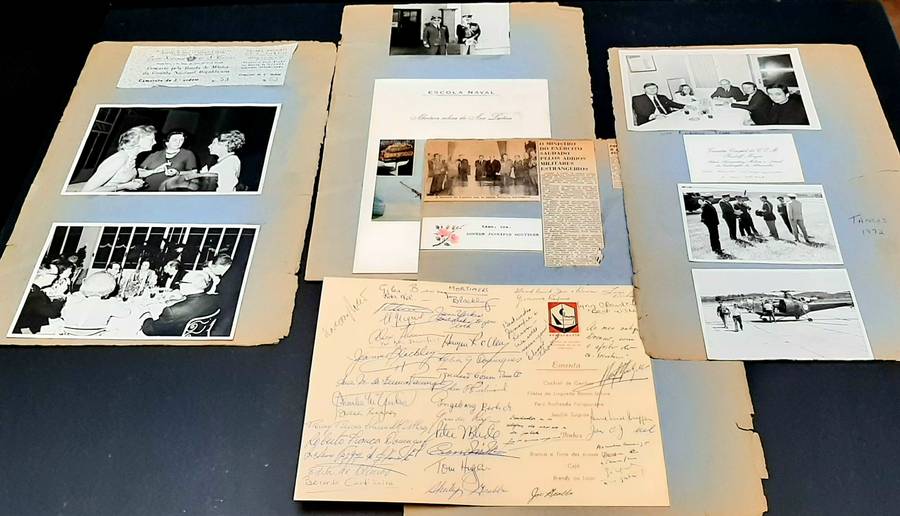 RARE: 1970s SADF Major-General Deon J. Mortimer Photo & Documentation Lot #3  ( 4 Panels D/Sided).