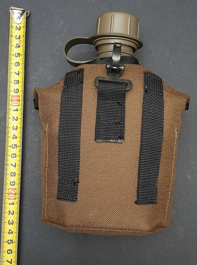RARE: Mid-1990s SADF Nutria Cordura 1 Litre Canteen Cover w/ Waterbottle.