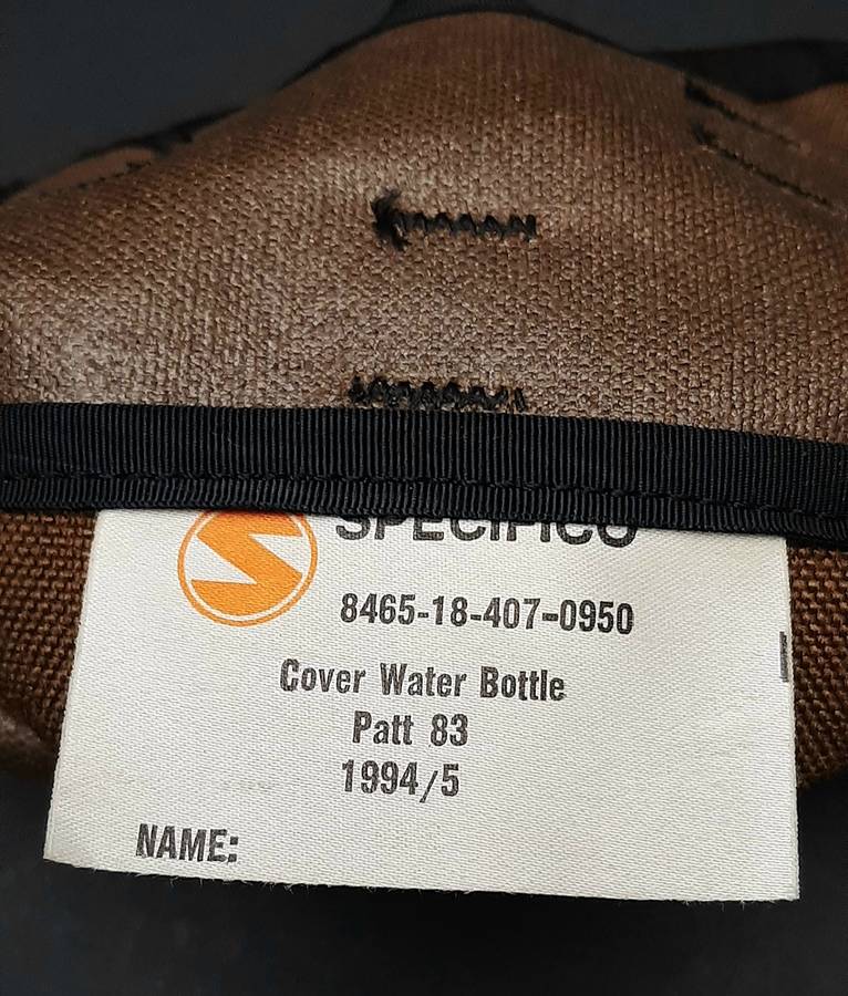 RARE: Mid-1990s SADF Nutria Cordura 1 Litre Canteen Cover w/ Waterbottle.
