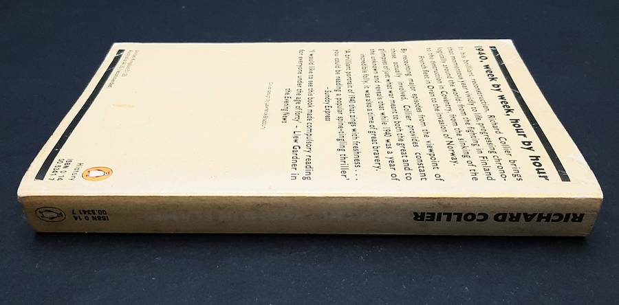 WW2 : ' 1940 The World In Flames' S/Cover Book by Richard Collier (USED).