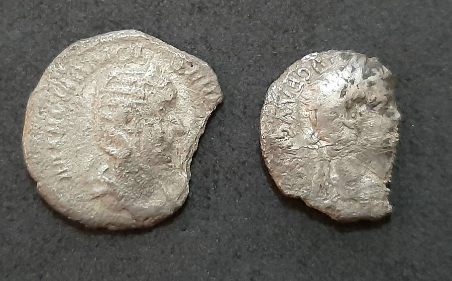 Roman Macedonia: Pair of  Silver Drachma  Coins 1st-2nd Century AD ( 2 x Pcs).