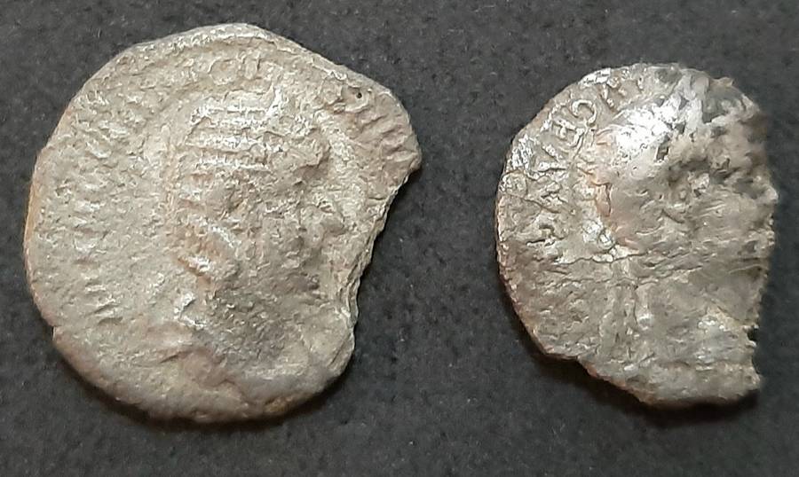 Roman Macedonia: Pair of  Silver Drachma  Coins 1st-2nd Century AD ( 2 x Pcs).