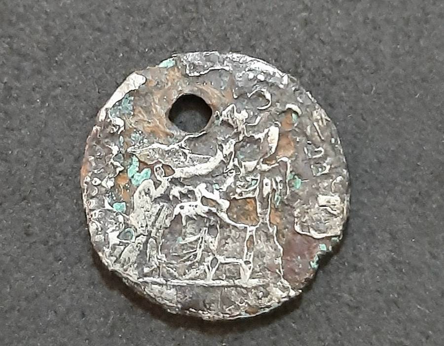 RARE: Roman Gaul ' Barbarian Period' 4th-5th Century AD Billon Silver Coin (Terminated).